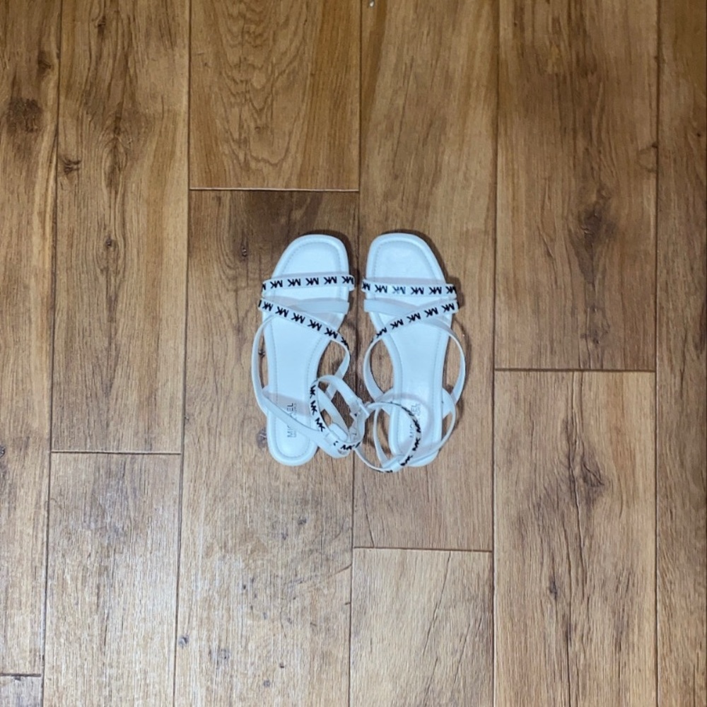 MK wrap around sandals